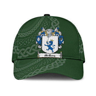 Mcrery Coat Of Arms Irish Family Crest St Patrick's Day Hat Classic Cap Hat - Thegiftio UK