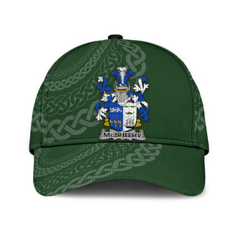 Mcsheehy Coat Of Arms Irish Family Crest St Patrick's Day Hat Classic Cap Hat - Thegiftio UK