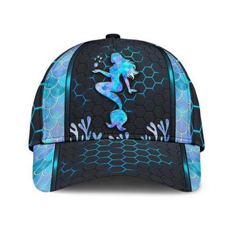Mermaid Pattern Carbon Hat Classic Cap Gift For Him, Human Cap, Trending Cap, American Cap Hat - Thegiftio UK