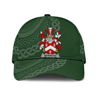 Merwood Coat Of Arms Irish Family Crest St Patrick's Day Hat Classic Cap Hat - Thegiftio UK