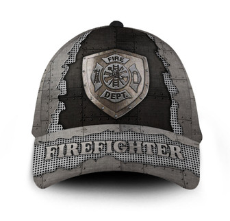 Metal Firefighter Hat Classic Cap Hat - Thegiftio UK