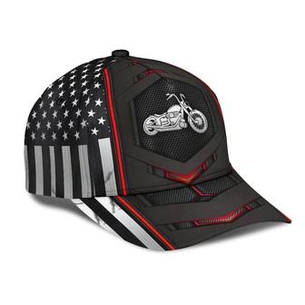 Motorcycling Red Flag Carbon Hat Classic Cap Gift For Him, Human Cap, Trending Cap, American Cap Hat - Thegiftio UK