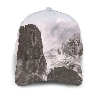 Mountains Clouds Print Classic Baseball Cap Adjustable Twill Sports Dad Hats for Unisex Hat - Thegiftio UK