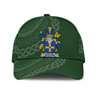 Mullins Coat Of Arms Irish Family Crest St Patrick's Day Hat Classic Cap Hat - Thegiftio UK