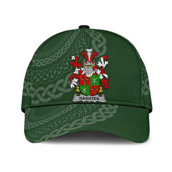 Naghten Coat Of Arms Irish Family Crest St Patrick's Day Hat Classic Cap Hat - Thegiftio UK