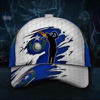 Nevada State Flag Golfer Cap Battle Born Nevada Vintage Golf Hats Gifts For Father Hat - Thegiftio UK