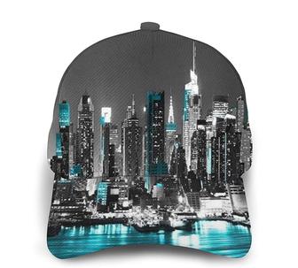 New York Paintings Print Classic Baseball Cap Adjustable Twill Sports Dad Hats for Unisex Hat - Thegiftio UK