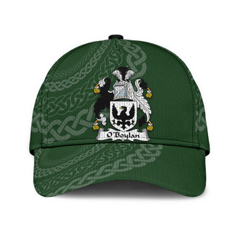 Oboylanarms Irish Family Crest St Patrick's Day Hat Classic Cap Hat - Thegiftio UK