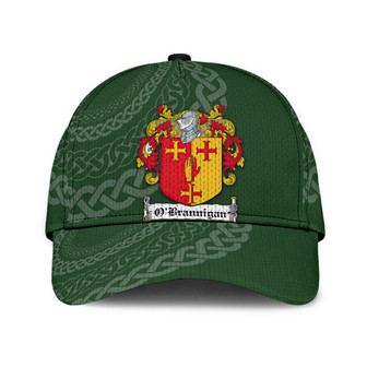 Obrannigan Coat Of Arms Irish Family Crest St Patrick's Day Hat Classic Cap Hat - Thegiftio UK