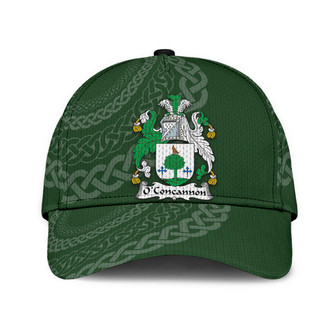 Oconcannon Coat Of Arms Irish Family Crest St Patrick's Day Hat Classic Cap Hat - Thegiftio UK