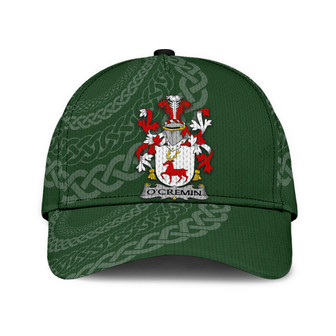 Ocremin Coat Of Arms Irish Family Crest St Patrick's Day Hat Classic Cap Hat - Thegiftio UK