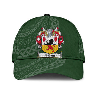 Odaly Coat Of Arms Irish Family Crest St Patrick's Day Hat Classic Cap Hat - Thegiftio UK