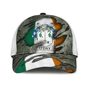 Oday Coat Of Arms Irish Family Crest Hat Classic Cap Hat - Thegiftio UK