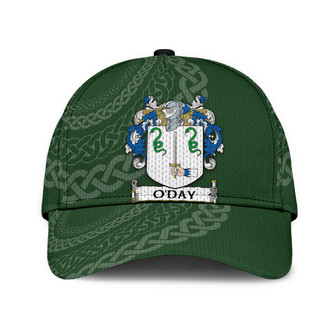Oday Coat Of Arms Irish Family Crest St Patrick's Day Hat Classic Cap Hat - Thegiftio UK