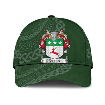 Odogherty Coat Of Arms Irish Family Crest St Patrick's Day Hat Classic Cap Hat - Thegiftio UK