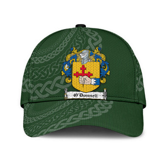 Odonnell Coat Of Arms Irish Family Crest St Patrick's Day Hat Classic Cap Hat - Thegiftio UK