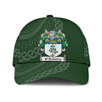Odowling Coat Of Arms Irish Family Crest St Patrick's Day Hat Classic Cap Hat - Thegiftio UK