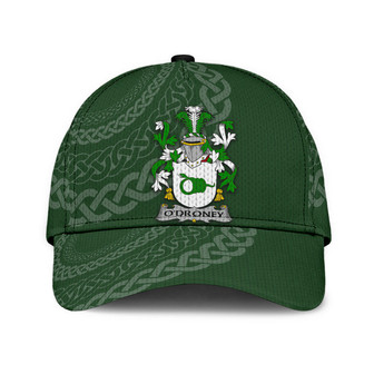 Odroney Coat Of Arms Irish Family Crest St Patrick's Day Hat Classic Cap Hat - Thegiftio UK