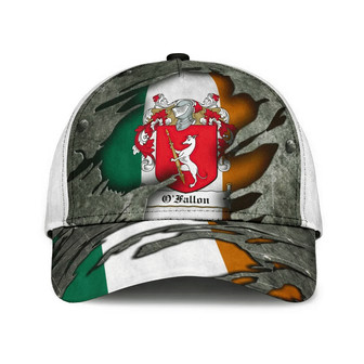Ofallon Coat Of Arms Irish Family Crest Hat Classic Cap Hat - Thegiftio UK