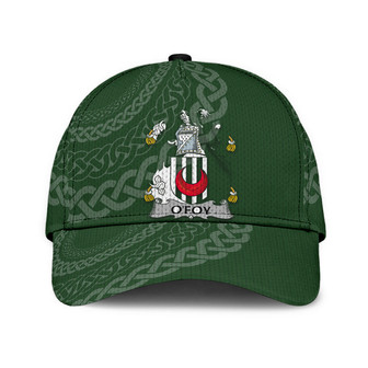 Ofoy Coat Of Arms Irish Family Crest St Patrick's Day Hat Classic Cap Hat - Thegiftio UK