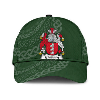 Ogibney Coat Of Arms Irish Family Crest St Patrick's Day Hat Classic Cap Hat - Thegiftio UK