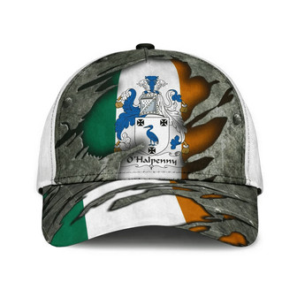 Ohalpenny Coat Of Arms Irish Family Crest Hat Classic Cap Hat - Thegiftio UK