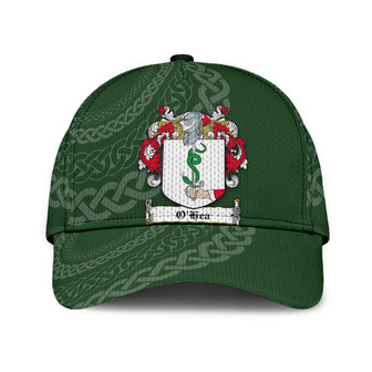 Ohea Coat Of Arms Irish Family Crest St Patrick's Day Hat Classic Cap Hat - Thegiftio UK