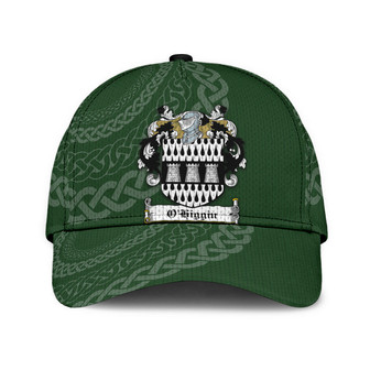 Ohiggin Coat Of Arms Irish Family Crest St Patrick's Day Hat Classic Cap Hat - Thegiftio UK