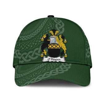 Ohogan Coat Of Arms Irish Family Crest St Patrick's Day Hat Classic Cap Hat - Thegiftio UK