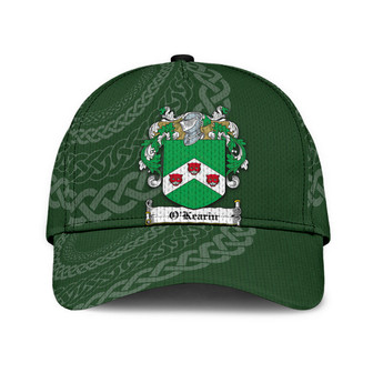 Okearin Coat Of Arms Irish Family Crest St Patrick's Day Hat Classic Cap Hat - Thegiftio UK