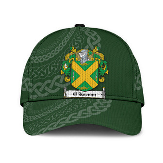 Okeevan Coat Of Arms Irish Family Crest St Patrick's Day Hat Classic Cap Hat - Thegiftio UK