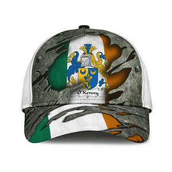 Okenny Coat Of Arms Irish Family Crest Hat Classic Cap Hat - Thegiftio UK