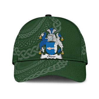 Oliver Coat Of Arms Ulster Irelandarms Irish Family Crest St Patrick's Day Hat Classic Cap Hat - Thegiftio UK
