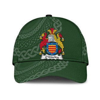 Omarley Coat Of Arms Irish Family Crest St Patrick's Day Hat Classic Cap Hat - Thegiftio UK