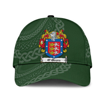 Omeara Coat Of Arms Irish Family Crest St Patrick's Day Hat Classic Cap Hat - Thegiftio UK