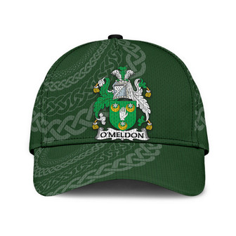 Omeldon Coat Of Arms Irish Family Crest St Patrick's Day Hat Classic Cap Hat - Thegiftio UK