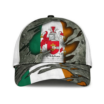 Omohan Coat Of Arms Irish Family Crest Hat Classic Cap Hat - Thegiftio UK