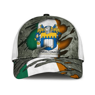 Omulconry Coat Of Arms Irish Family Crest Hat Classic Cap Hat - Thegiftio UK