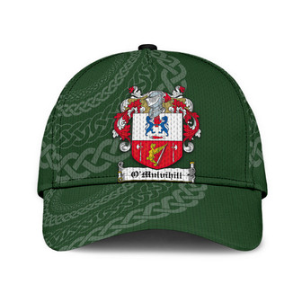 Omulvihill Coat Of Arms Irish Family Crest St Patrick's Day Hat Classic Cap Hat - Thegiftio UK