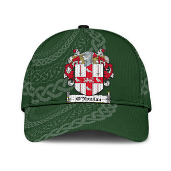 Onowlan Coat Of Arms Irish Family Crest St Patrick's Day Hat Classic Cap Hat - Thegiftio UK