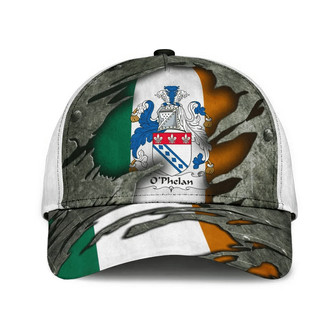 Ophelan Coat Of Arms Irish Family Crest Hat Classic Cap Hat - Thegiftio UK