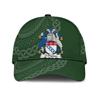 Ophelan Coat Of Arms Irish Family Crest St Patrick's Day Hat Classic Cap Hat - Thegiftio UK