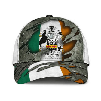 Orafferty Coat Of Arms Irish Family Crest Hat Classic Cap Hat - Thegiftio UK