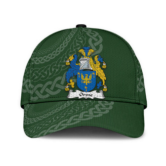 Orme Coat Of Arms Irish Family Crest St Patrick's Day Hat Classic Cap Hat - Thegiftio UK