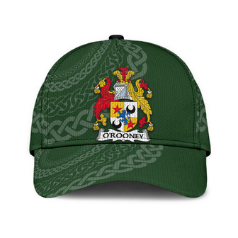 Orooney Coat Of Arms Irish Family Crest St Patrick's Day Hat Classic Cap Hat - Thegiftio UK
