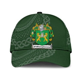 Oshaughnessy Coat Of Arms Irish Family Crest St Patrick's Day Hat Classic Cap Hat - Thegiftio UK