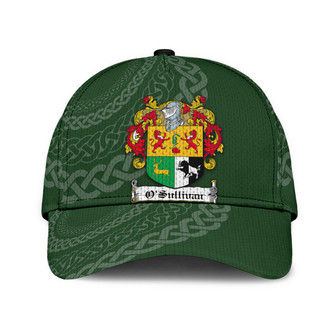 Osullivan Coat Of Arms Kerryarms Irish Family Crest St Patrick's Day Hat Classic Cap Hat - Thegiftio UK