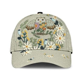 Owl Flower Rent Hat Classic Cap Awareness Cap, Protect Cap, Human Cap, Trending Cap, American Cap Hat - Thegiftio UK