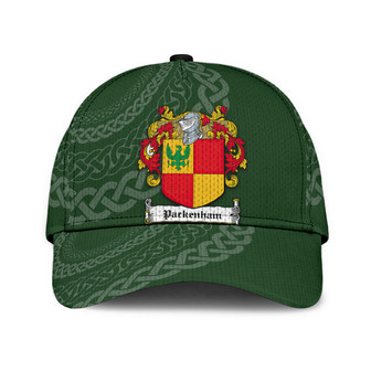 Packenham Coat Of Arms Irish Family Crest St Patrick's Day Hat Classic Cap Hat - Thegiftio UK