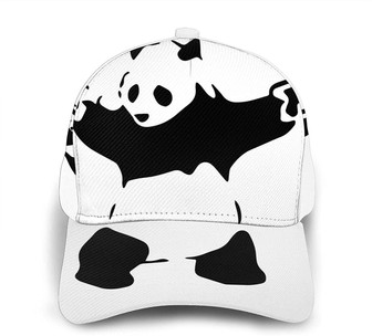 Panda with Print Classic Baseball Cap Adjustable Twill Sports Dad Hats for Unisex Hat - Thegiftio